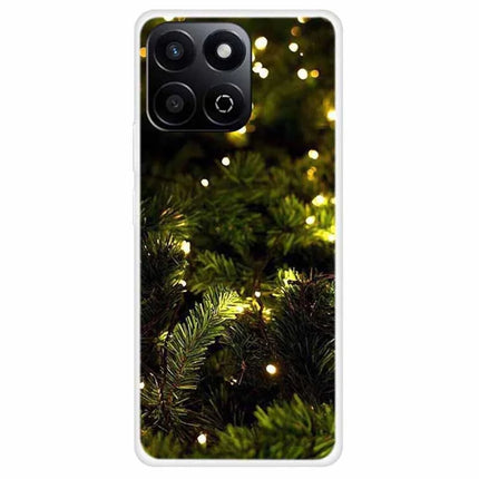 TPU Phone Case For Honor Play 60 Plus 5G / 200 Smart 5G / Play 9T / X7c 4G Festive Christmas Pattern Protective Cover - Tree / Light