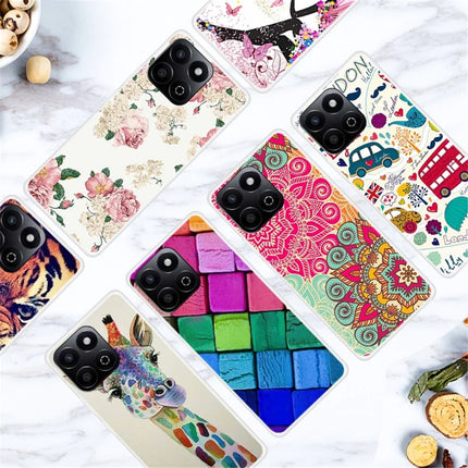 Phone Case For Honor Play 60 Plus 5G / 200 Smart 5G / Play 9T / X7c 4G TPU Pattern Printing Anti-Fall Cover