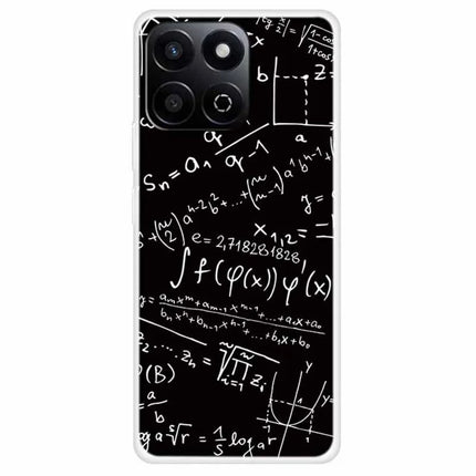 TPU Case for Honor X7c 4G / 200 Smart 5G / Play9T 5G / Play 60 Plus 5G Pattern Printing Anti-Drop Phone Back Cover - Mathematical Formula