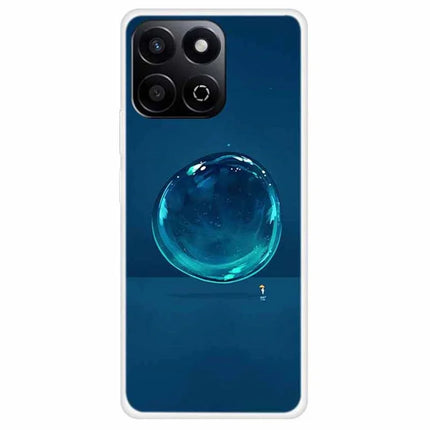 TPU Case for Honor X7c 4G / 200 Smart 5G / Play9T 5G / Play 60 Plus 5G Pattern Printing Anti-Drop Phone Back Cover - Water