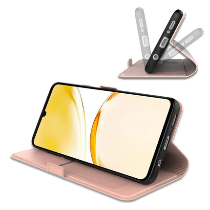 For Realme Neo7 5G Case Shockproof TPU Inner Shell Leather Phone Cover Card Slot