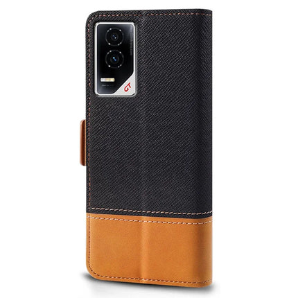 For Honor GT Case Color Splicing PU Leather Wallet Phone Cover
