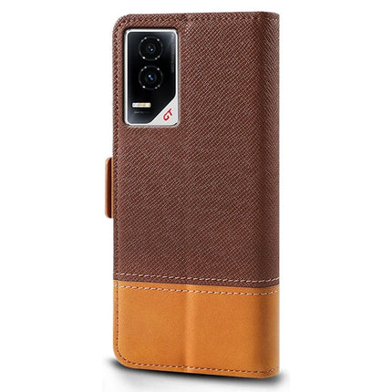 For Honor GT Case Color Splicing PU Leather Wallet Phone Cover