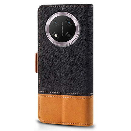 Phone Case for Honor Magic7 Lite 5G / X9c 5G / X60 Pro 5G Color Splicing PU Leather Wallet Phone Cover