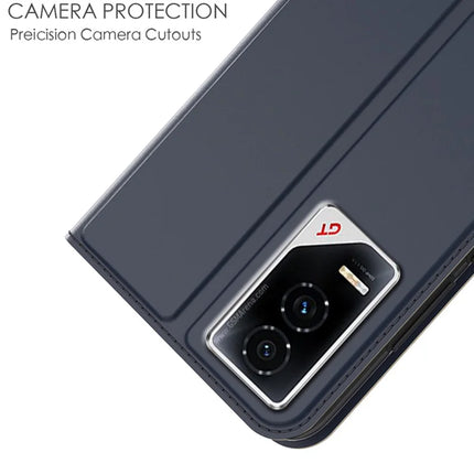 For Honor GT Case PU Leather Phone Cover with Card Holder Stand Magnetic Closure