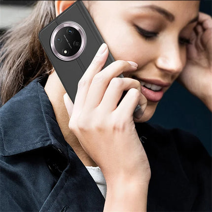 Leather Phone Case for Honor Magic7 Lite 5G / X9c 5G / X60 Pro 5G Card Holder Stand Magnetic Closure Mobile Cover