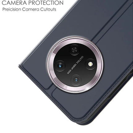 Leather Phone Case for Honor Magic7 Lite 5G / X9c 5G / X60 Pro 5G Card Holder Stand Magnetic Closure Mobile Cover