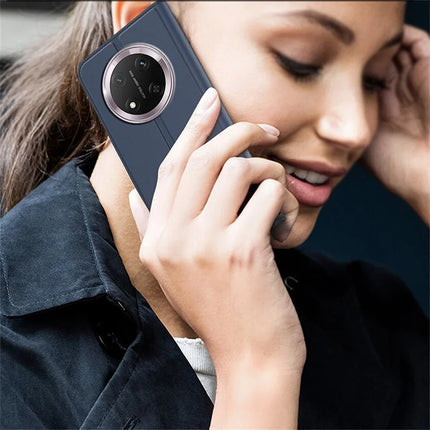 Leather Phone Case for Honor Magic7 Lite 5G / X9c 5G / X60 Pro 5G Card Holder Stand Magnetic Closure Mobile Cover
