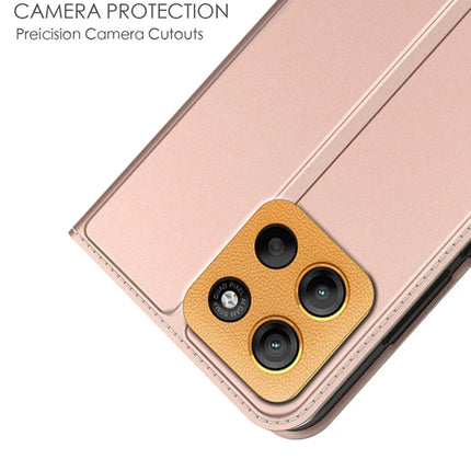 For Motorola Moto G15 4G Case PU Leather Phone Cover with Card Holder Stand Magnetic Closure