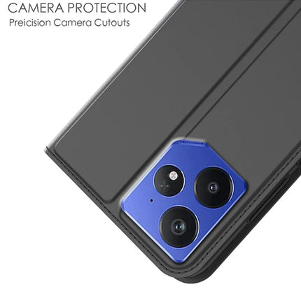 For Realme Neo7 5G Case PU Leather Phone Cover with Card Holder Stand Magnetic Closure