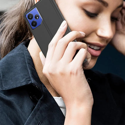 For Realme Neo7 5G Case PU Leather Phone Cover with Card Holder Stand Magnetic Closure