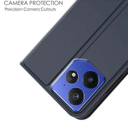 For Realme Neo7 5G Case PU Leather Phone Cover with Card Holder Stand Magnetic Closure
