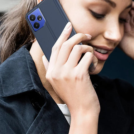 For Realme Neo7 5G Case PU Leather Phone Cover with Card Holder Stand Magnetic Closure