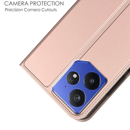 For Realme Neo7 5G Case PU Leather Phone Cover with Card Holder Stand Magnetic Closure