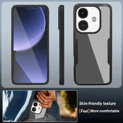 Clear Phone Case For Oppo A3x 5G  /  4G  /  A3 5G  /  4G  /  A40 4G  /  A40M 4G Acrylic + TPU Cover with PET Screen Film