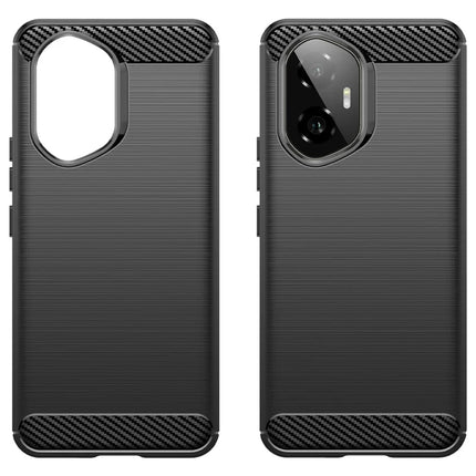 For Honor 300 Case Carbon Fiber Texture Brushed Phone Back Cover