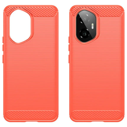 For Honor 300 Case Carbon Fiber Texture Brushed Phone Back Cover