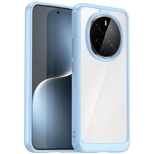 For Honor Magic7 5G Case TPU + Acrylic Protective Clear Phone Cover - Blue