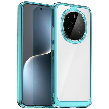 For Honor Magic7 5G Case TPU + Acrylic Protective Clear Phone Cover - Transparent Blue