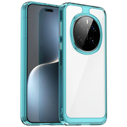 For Honor Magic7 Pro 5G Case TPU + Acrylic Protective Clear Phone Cover - Transparent Blue