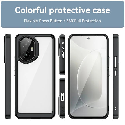 For Honor 300 Case TPU + Acrylic Protective Clear Phone Cover
