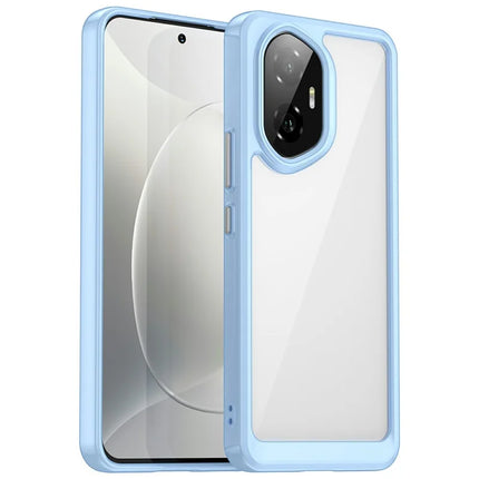 For Honor 300 Case TPU + Acrylic Protective Clear Phone Cover - Blue