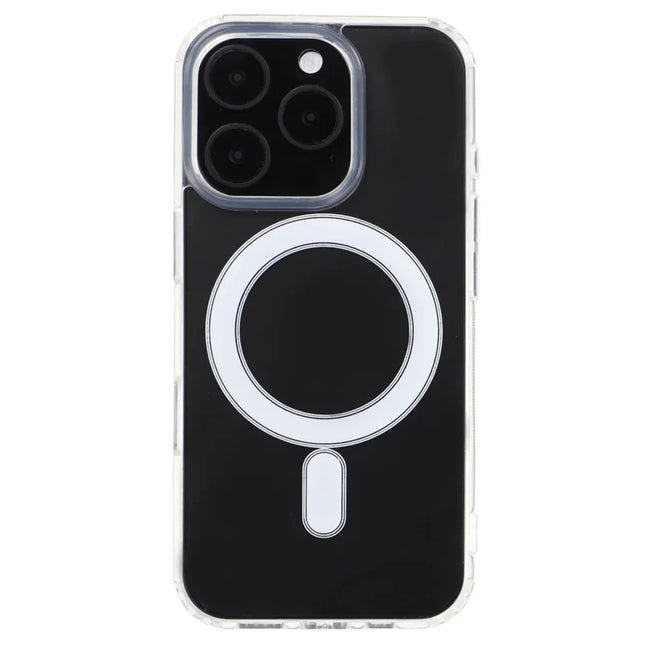 For iPhone 16 Pro Case Compatible with MagSafe TPU + Acrylic Clear Phone Cover