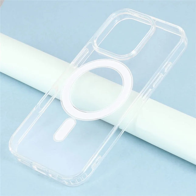 For iPhone 16 Pro Case Compatible with MagSafe TPU + Acrylic Clear Phone Cover