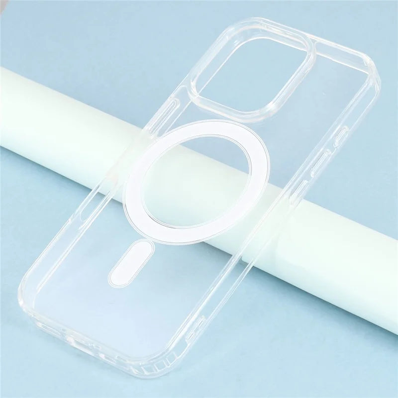 ShopCaseCart Premium Durable iPhone 16 Pro Protective cover Compatible with MagSafe TPU + Acrylic Clear Phone Guard