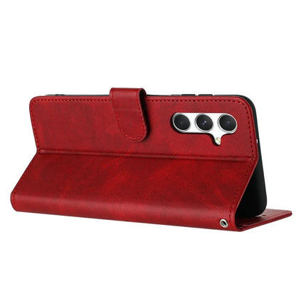 For Samsung Galaxy A36 5G Case Flip Stand PU Leather Wallet Phone Cover Calf Texture