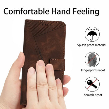 For Samsung Galaxy A36 5G Case Handbag Imprinted Triangle Leather Phone Cover