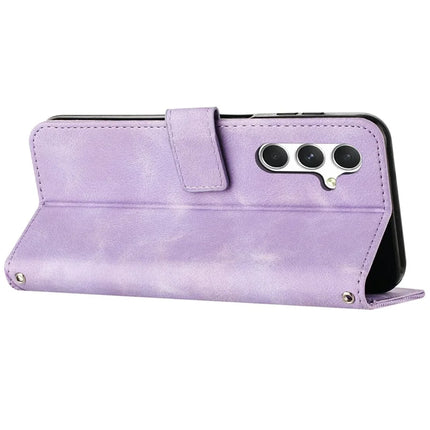 For Samsung Galaxy A36 5G Case Handbag Imprinted Triangle Leather Phone Cover