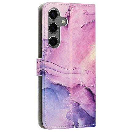 For Samsung Galaxy A36 5G Stand Case Marble Pattern PU Leather Wallet Phone Cover