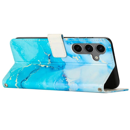 For Samsung Galaxy A36 5G Stand Case Marble Pattern PU Leather Wallet Phone Cover
