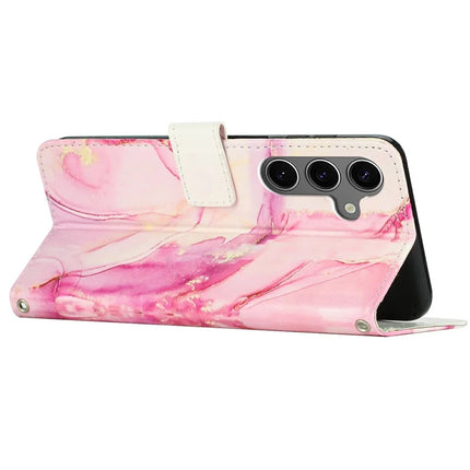 For Samsung Galaxy A36 5G Stand Case Marble Pattern PU Leather Wallet Phone Cover