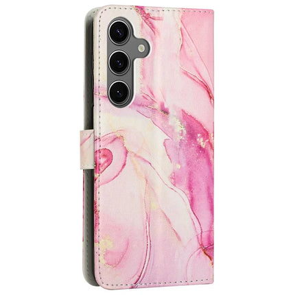 For Samsung Galaxy A36 5G Stand Case Marble Pattern PU Leather Wallet Phone Cover