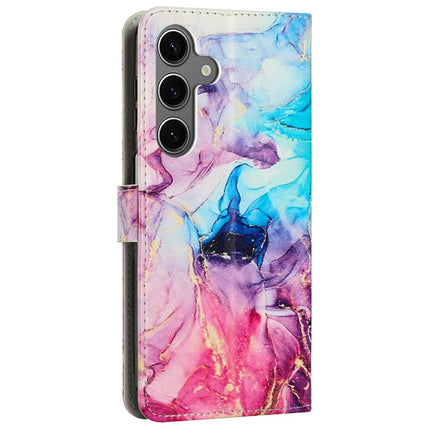 For Samsung Galaxy A36 5G Stand Case Marble Pattern PU Leather Wallet Phone Cover