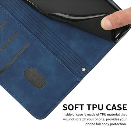 For Samsung Galaxy A36 5G Case Viewing Stand PU Leather Phone Cover Imprinted Heart Pattern