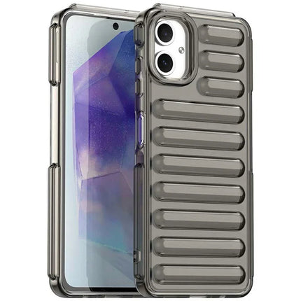 For Samsung Galaxy A06 Case Protective TPU Phone Cover - Transparent Grey