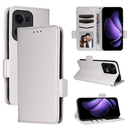 For Oppo Reno13 5G (Global) Case Litchi Texture PU Leather Wallet Flip Phone Cover