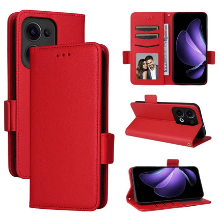For Oppo Reno13 5G (Global) Case Litchi Texture PU Leather Wallet Flip Phone Cover