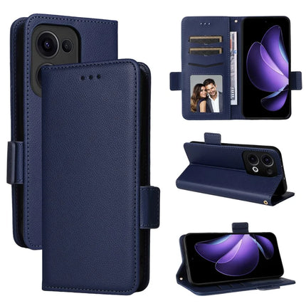 For Oppo Reno13 5G (Global) Case Litchi Texture PU Leather Wallet Flip Phone Cover