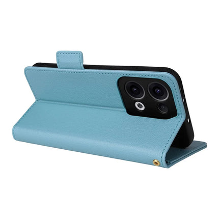 For Oppo Reno13 5G (Global) Case Litchi Texture PU Leather Wallet Flip Phone Cover