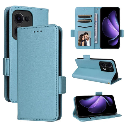 For Oppo Reno13 5G (Global) Case Litchi Texture PU Leather Wallet Flip Phone Cover