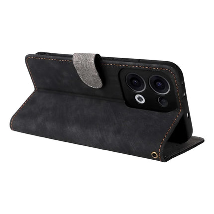 For Oppo Reno13 5G (Global) Wallet Case RFID Blocking PU Leather Cover Stand View