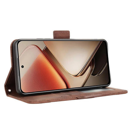 For Oukitel C58 Pro / C58 Leather Case Phone Wallet Cover with Multiple Card Slots