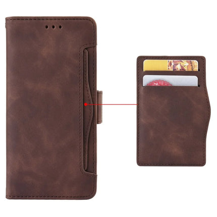 For Oukitel C58 Pro / C58 Leather Case Phone Wallet Cover with Multiple Card Slots