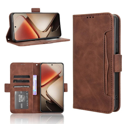 For Oukitel C58 Pro / C58 Leather Case Phone Wallet Cover with Multiple Card Slots