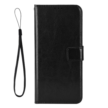 For Oukitel C58 Pro / C58 Case Crazy Horse Texture PU Leather Phone Wallet Cover
