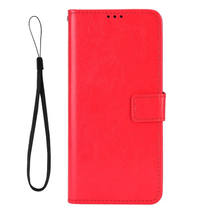 For Oukitel C58 Pro / C58 Case Crazy Horse Texture PU Leather Phone Wallet Cover